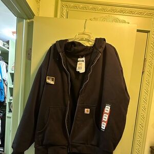Carhartt jacket size 3Xl black new